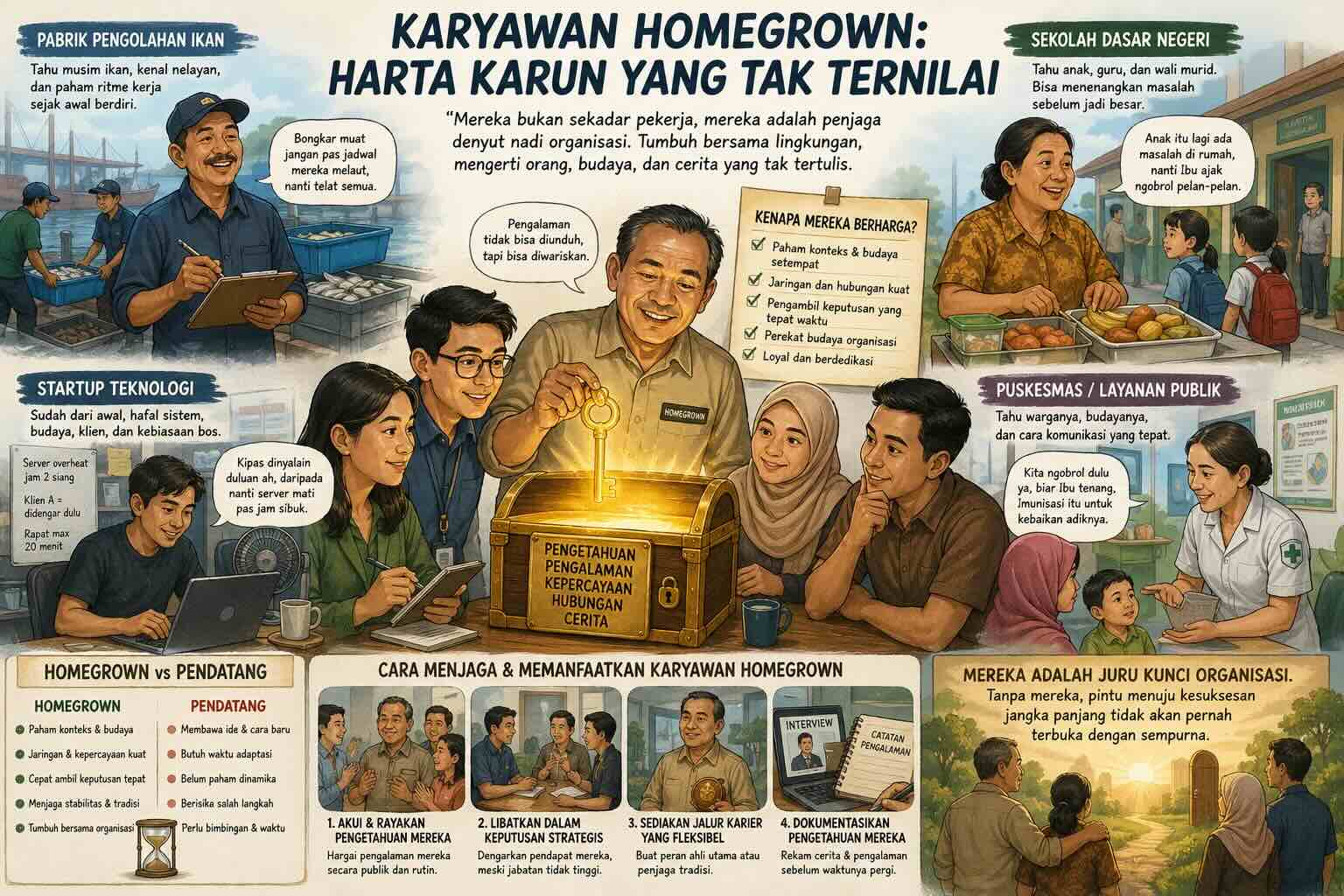 Mengapa Karyawan “Homeground” Adalah Harta Karun yang Tak Ternilai