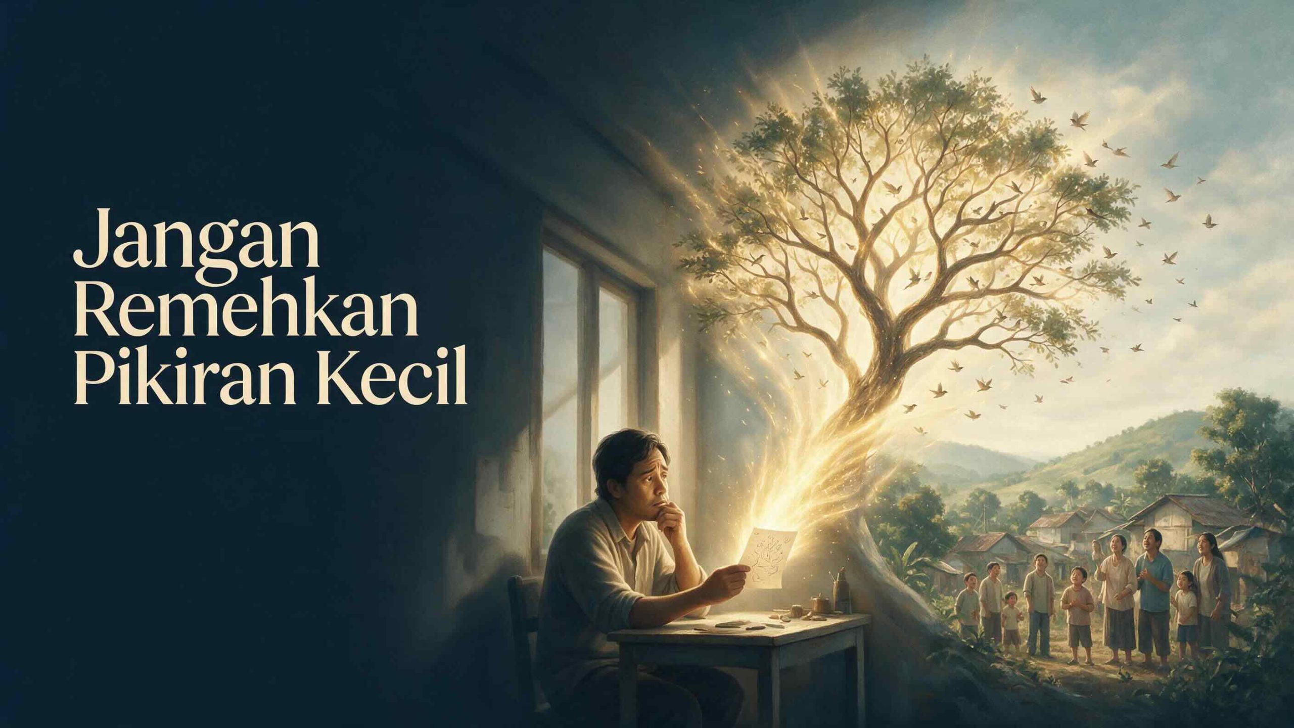 Jangan Remehkan Pikiran Kecil .. “Bisa Jadi, Itu yang Sedang Dibutuhkan Orang Lain”
